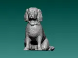 Labradoodle cast statue - 3D print-2