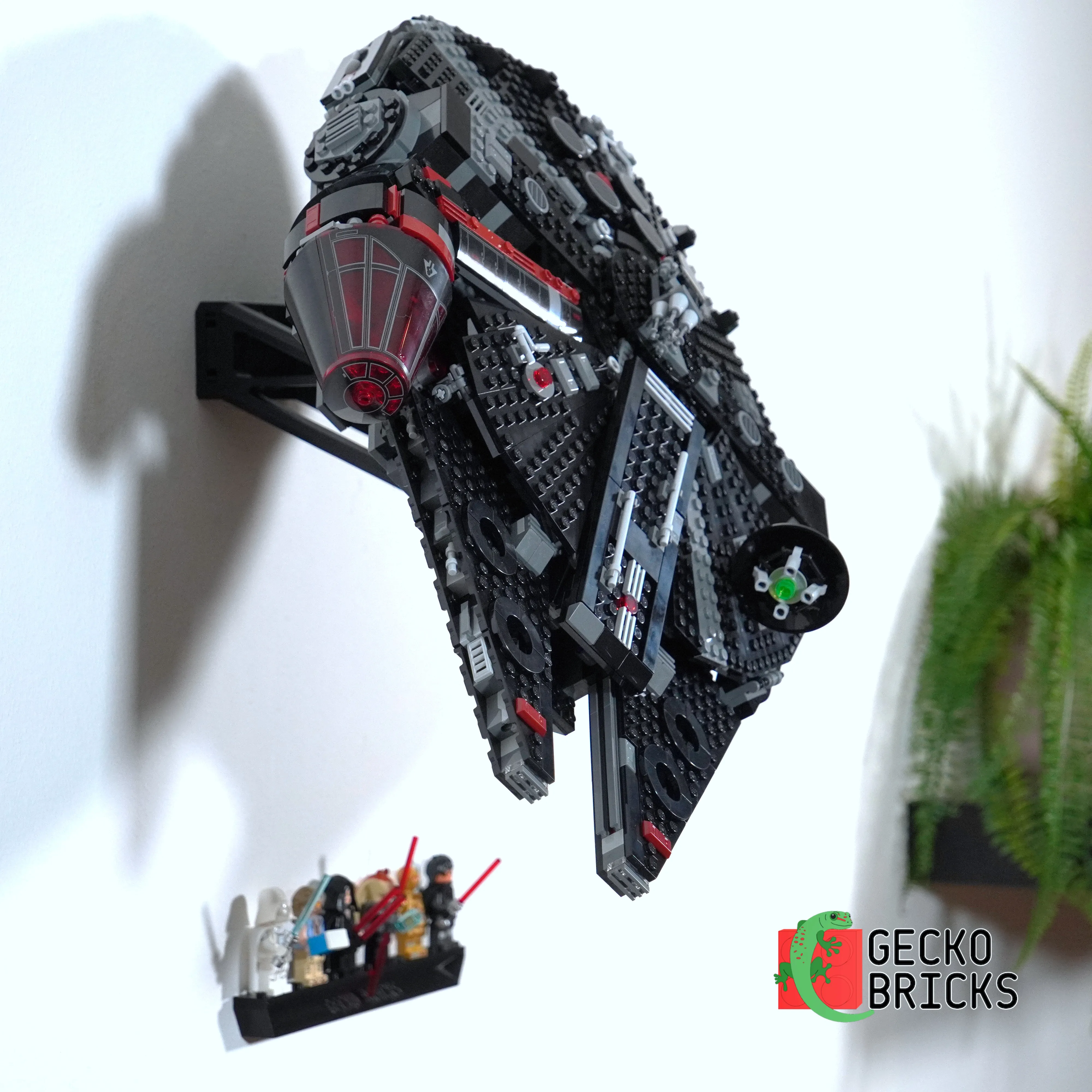 Wall mount for LEGO Star Wars The Dark Falcon 75389
