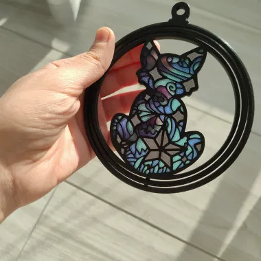 Starry Stained Glass Pet Decor-0