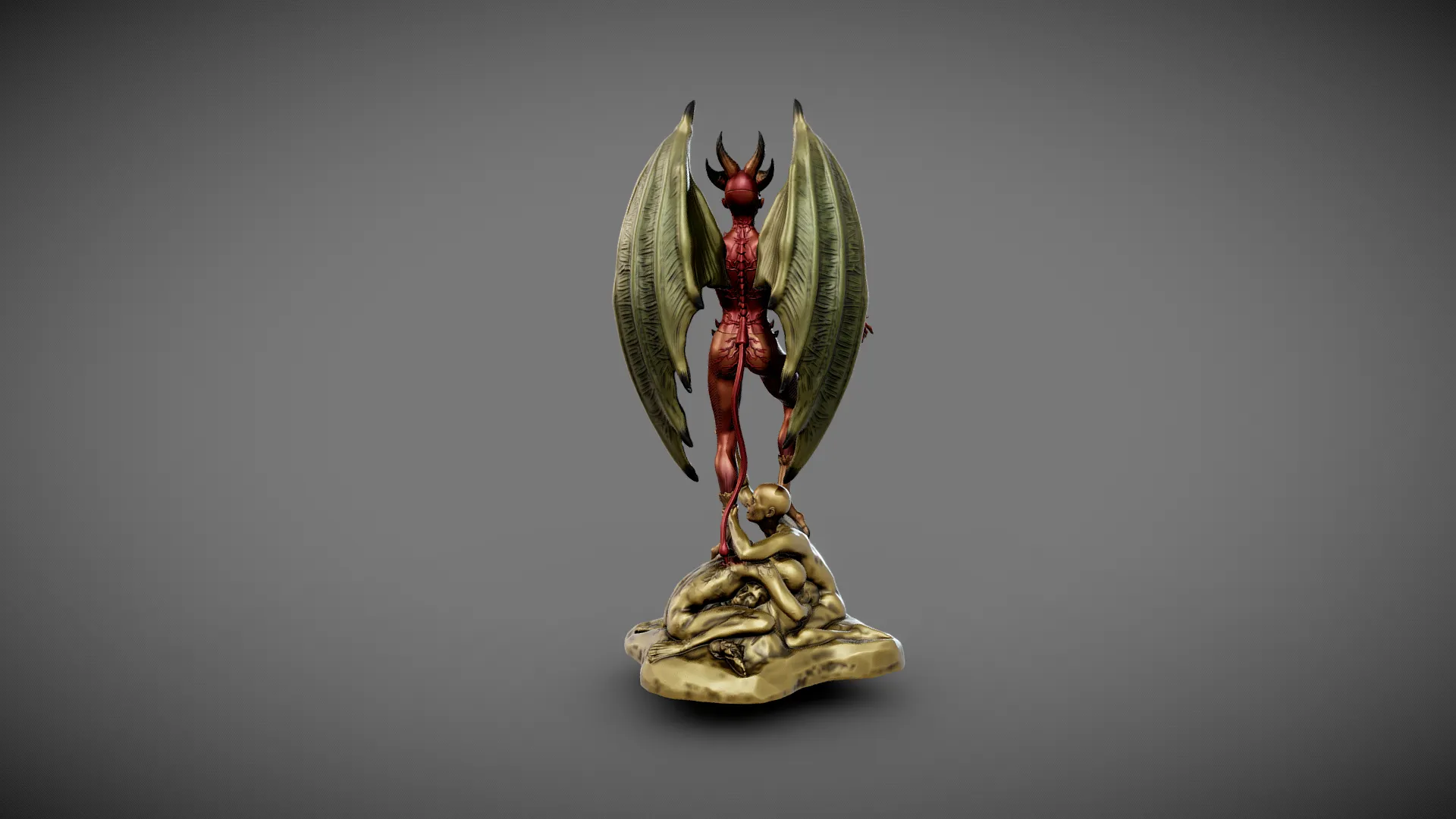Lilith succubus goddess statue