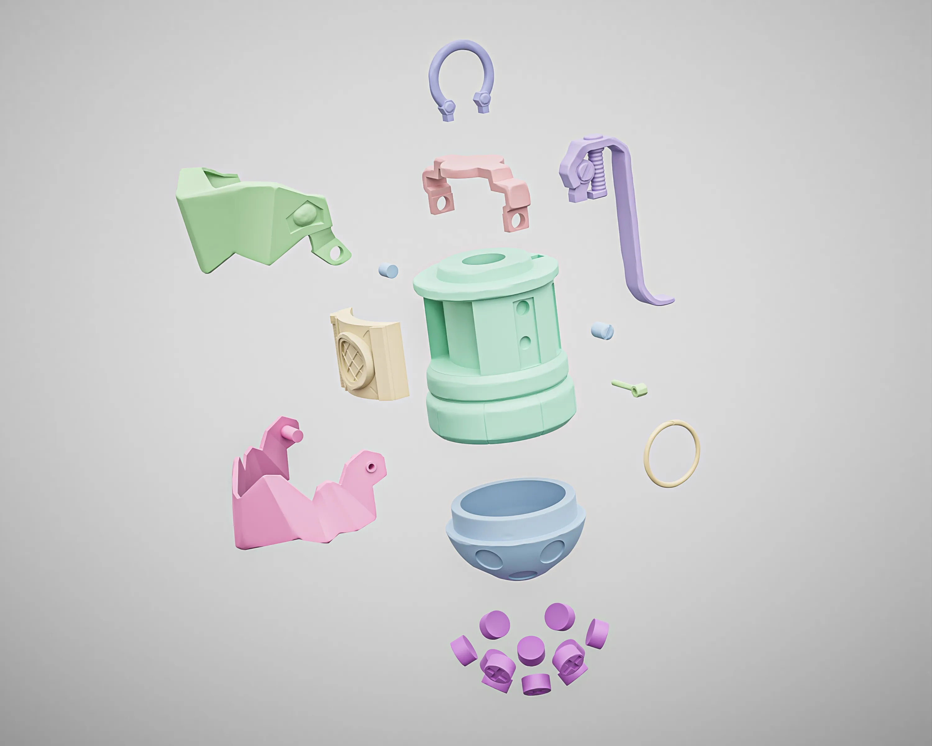 Jinx Chomper Grenade - 3D Printable STL Model