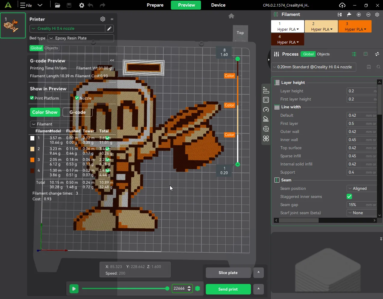 GBC - Bomberman Collection - 1, 3 filament changes