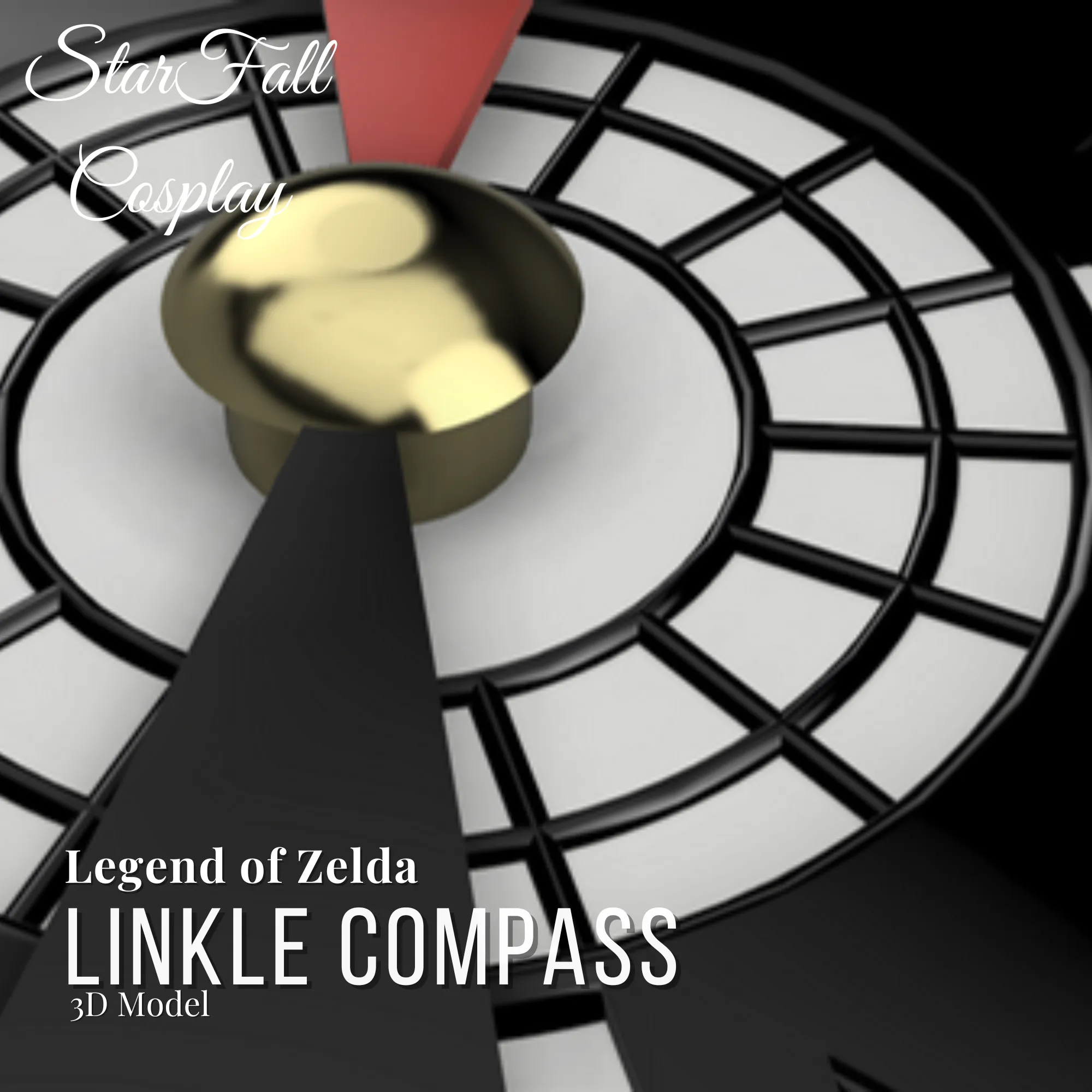 Linkle Compass 3D Model