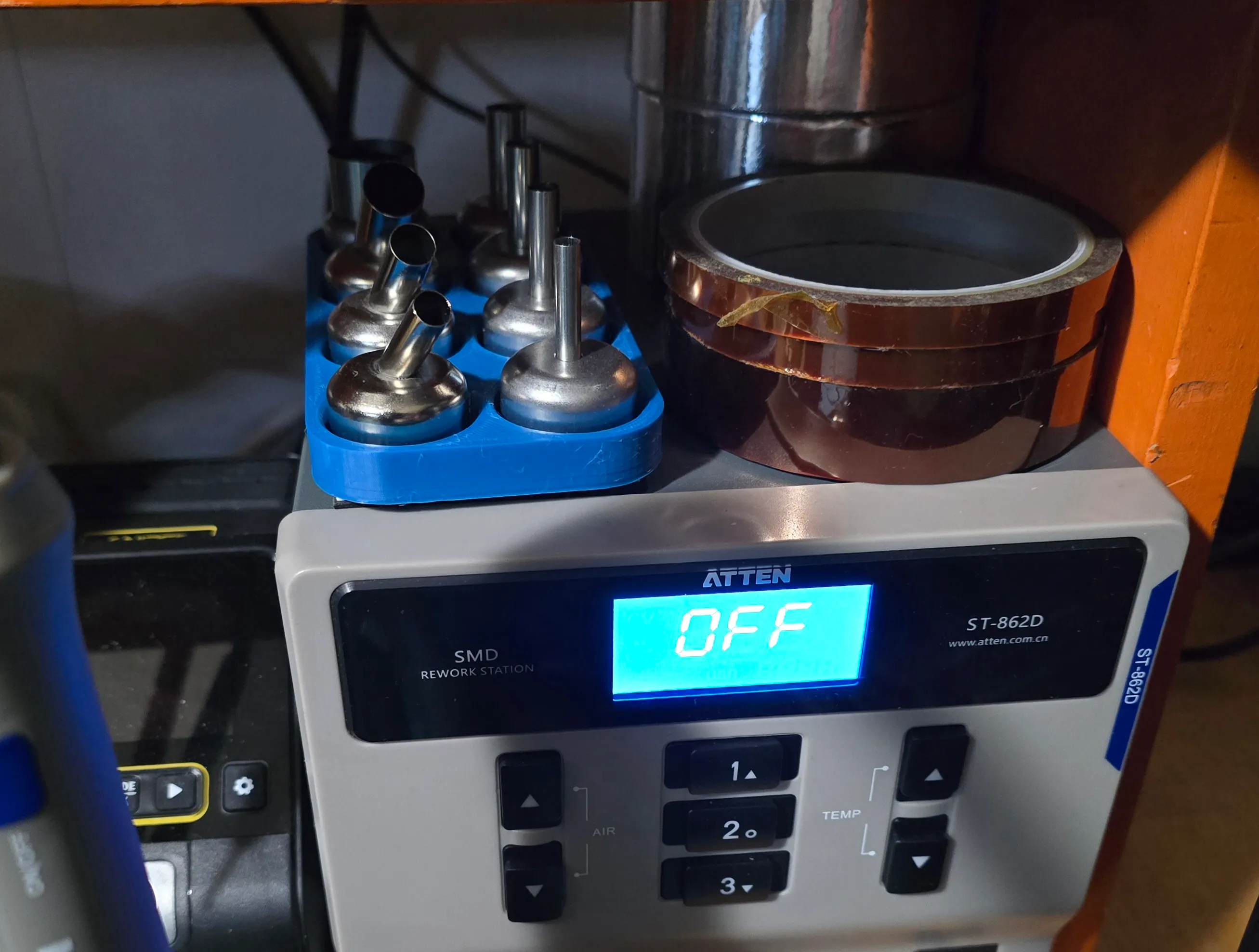 ATTEN ST-862D Nozzle Organizer, Hot Air Rework Tip Storage