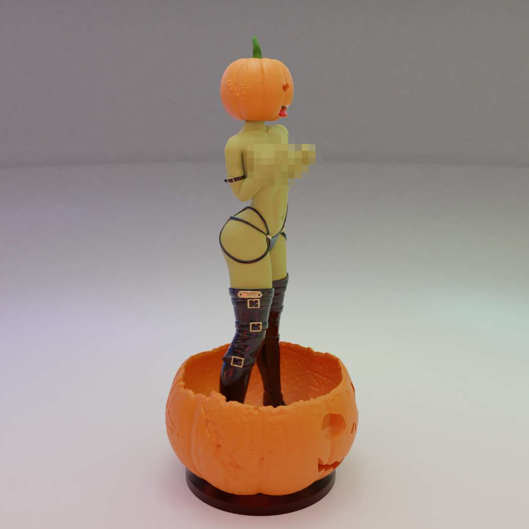 Halloween Jacqueline O' Lantern Figurine (Pumpkin Girl)