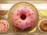 Keyring Floating Donut - Decorative - Ornament - Vase --1