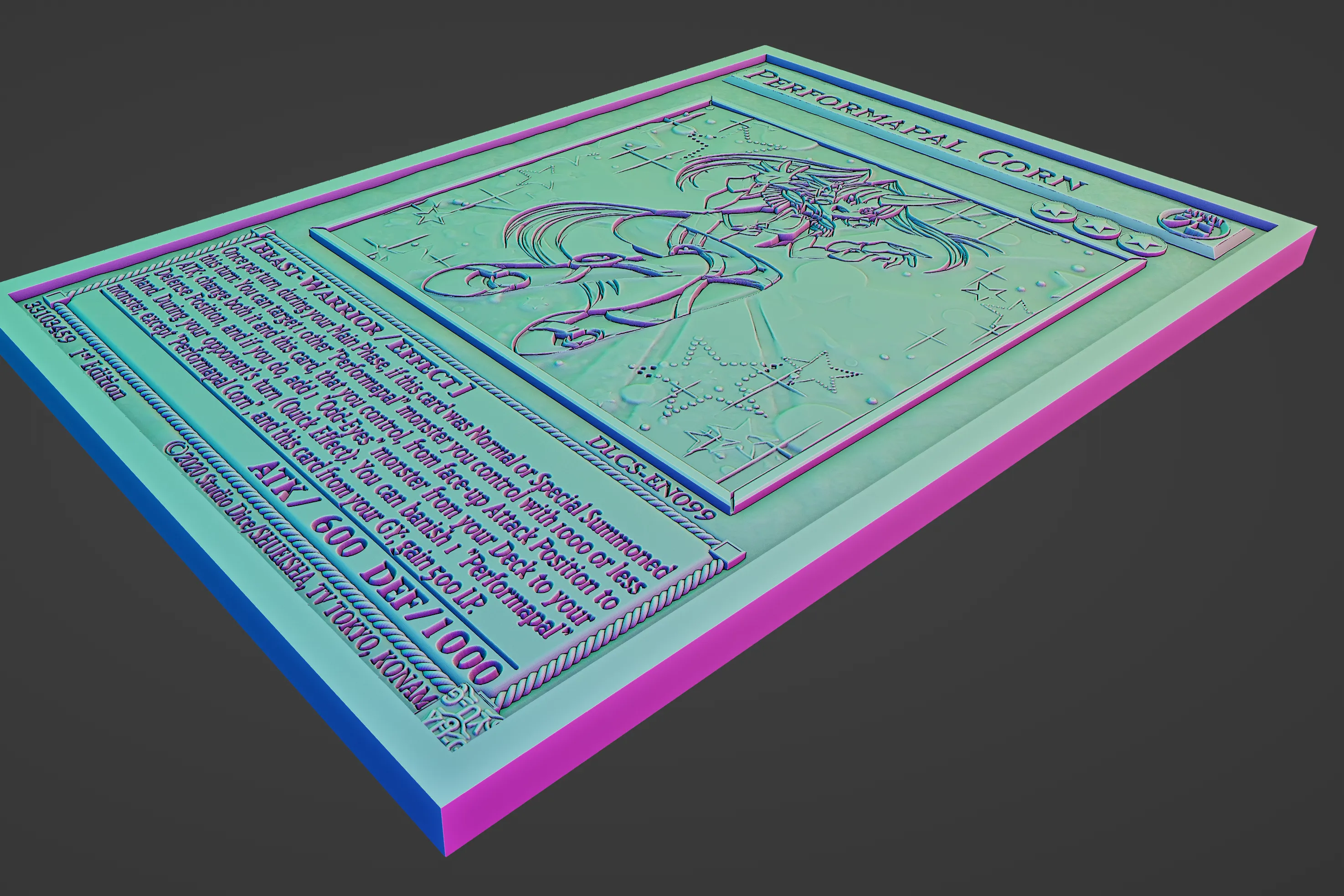 Other STL Download - PERFORMAPAL CORN - YU-GI-OH!by Wsonuchiha3D