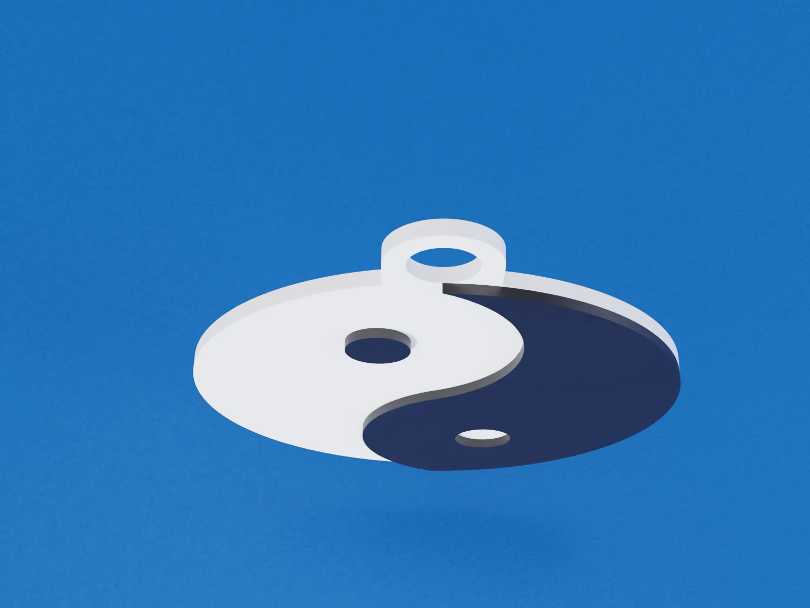(GRATUITO) Ciondolo rotondo portachiavi Yin Yang