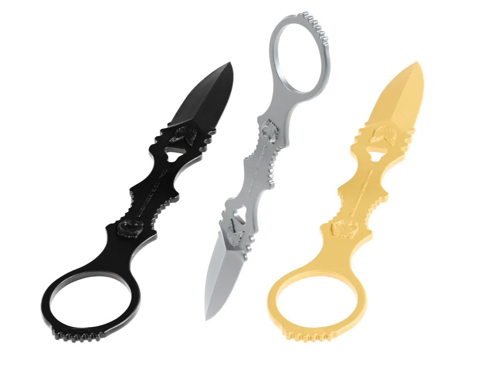 Ergonomic Karambit Knife – Finger Ring Design  3D Printable -0