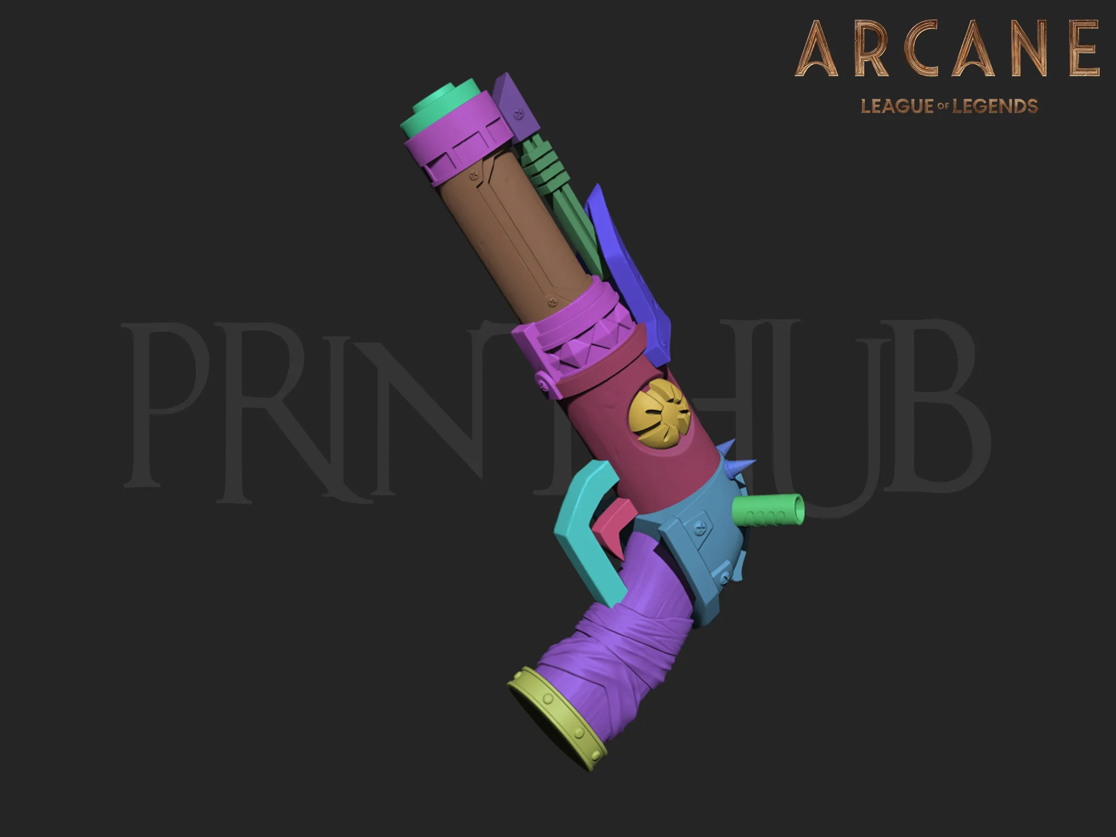 Jinx Zapper gun from Arcane Season 2 League of Legends
