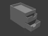 Mini drawers desk-6