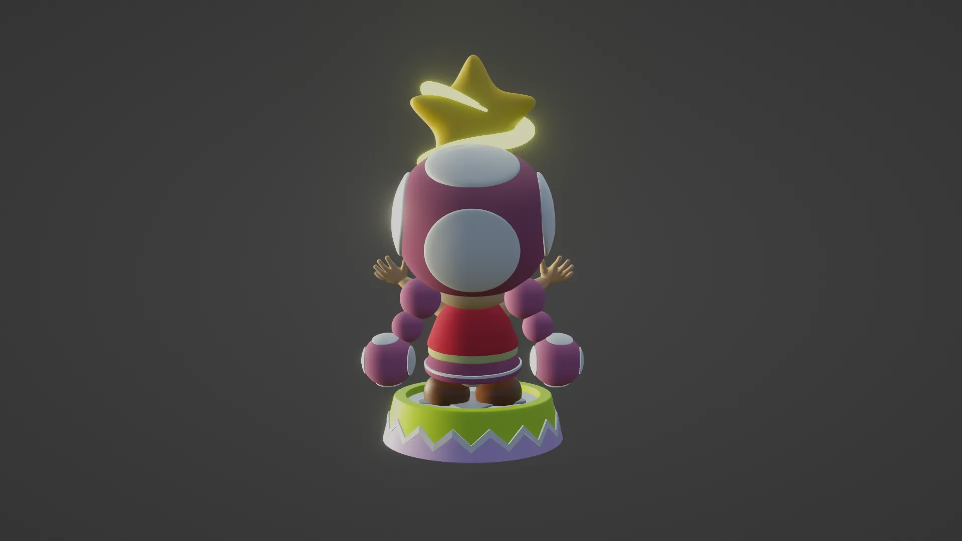 Toadette Super Mario Party - Fan Art