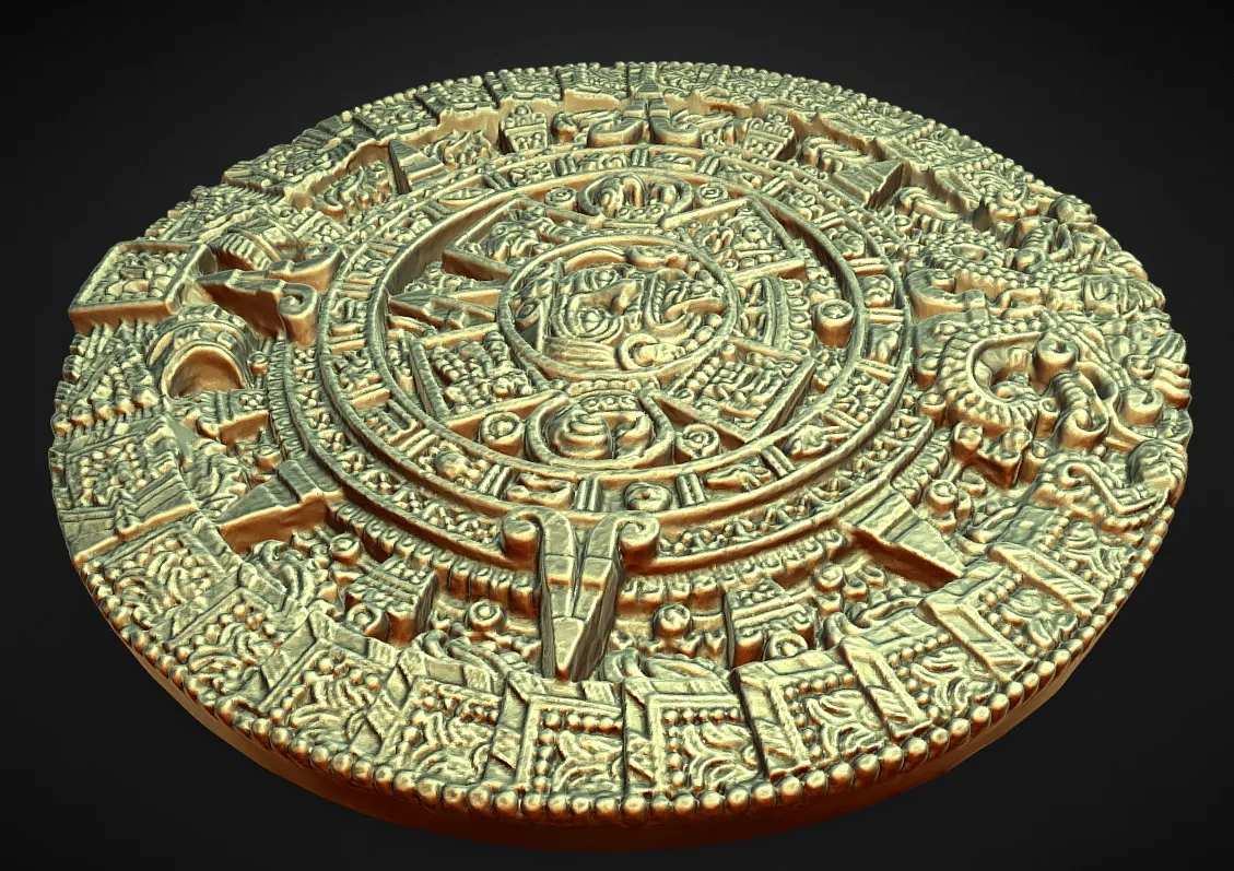 ancient mayan aztec calender