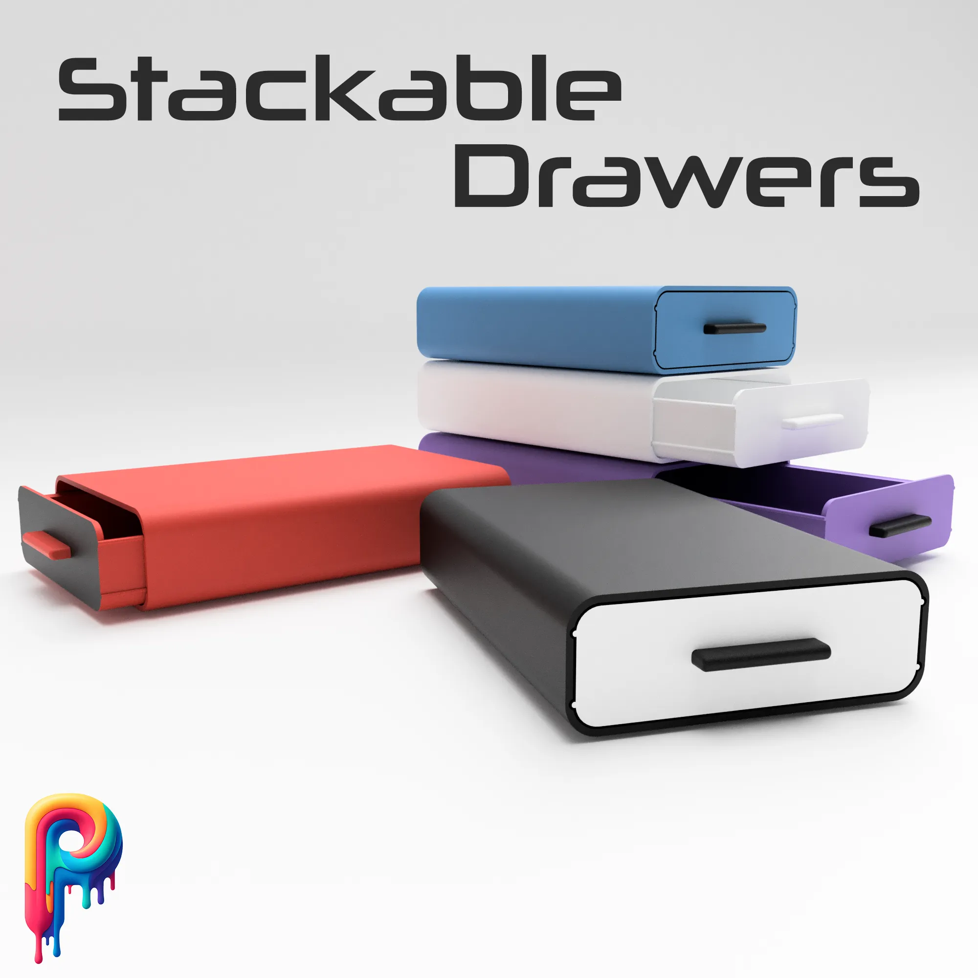 Home page module: Stackable Drawers by Polymeria