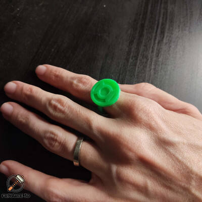 Green Lantern Ring 3d model