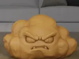 Angry Cloud STL Desk Shelf Decor Model-5