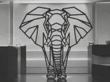 Elephant Line Art - Desktop Line Art-2
