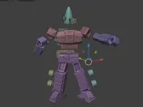Super Sentai Goggle V Robo Statue Fan Art-5