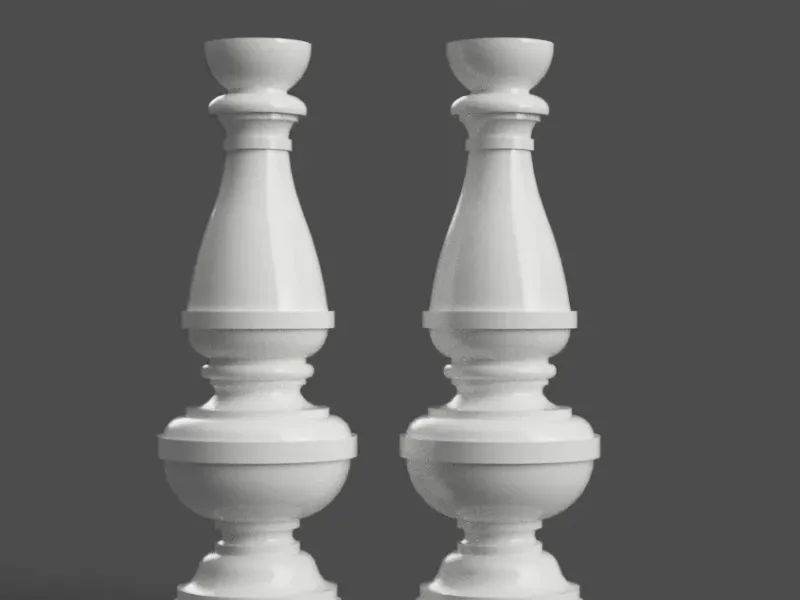 BALUSTER - TABLE LEG - FURNITURE - STAIRS - CANDLE HOLDER
