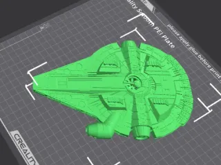 Millennium Falcon Star Wars Art Replica