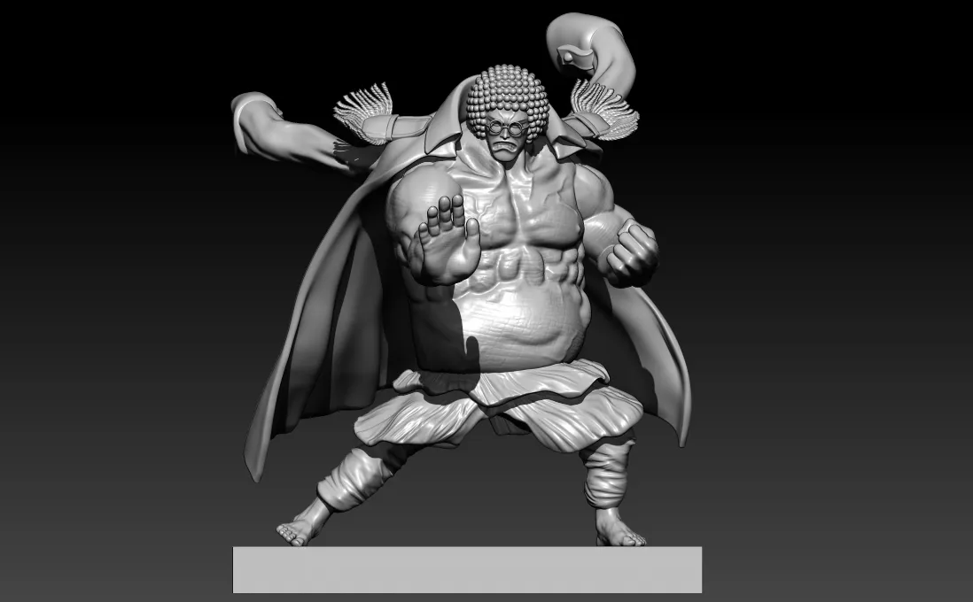 SENGOKU Buddha Fan art - ONE PIECE - 3D PRINT