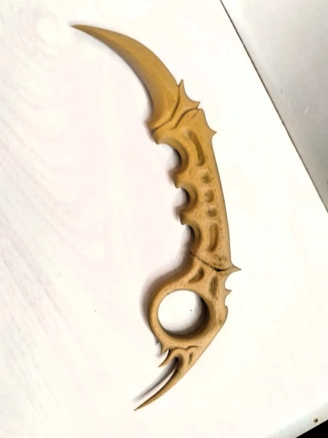 Daga Ritual Colmillo de Hueso STL/3MF – Cuchillo Fantasía-4