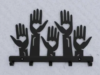 Helping Hands Key Holder