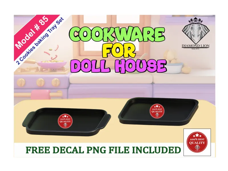 2 Different Cookies Baking Tray Set