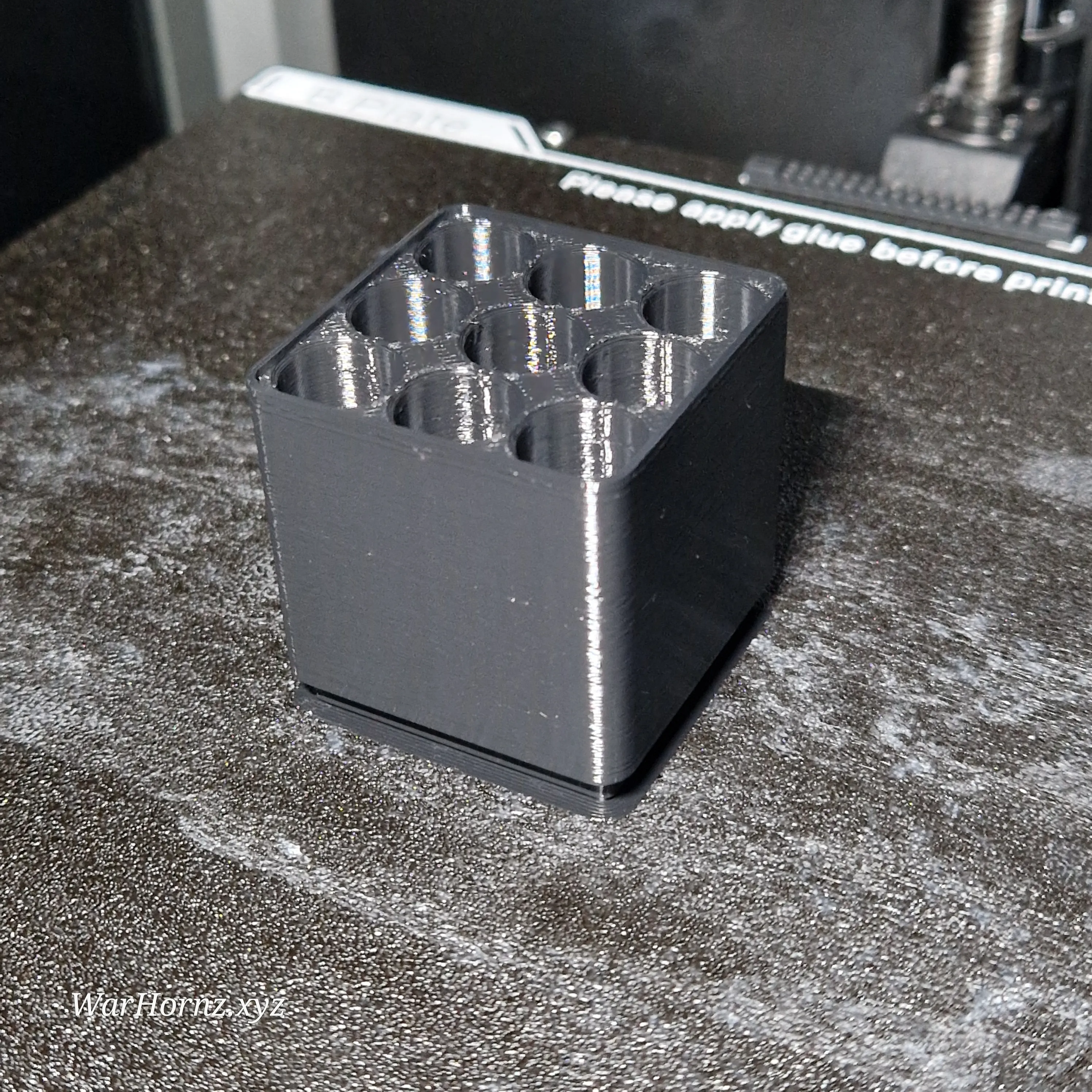 Gridfinity Bin for K1C Nozzle Tubes