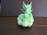 Goodluck dragon sitting on cloud-1