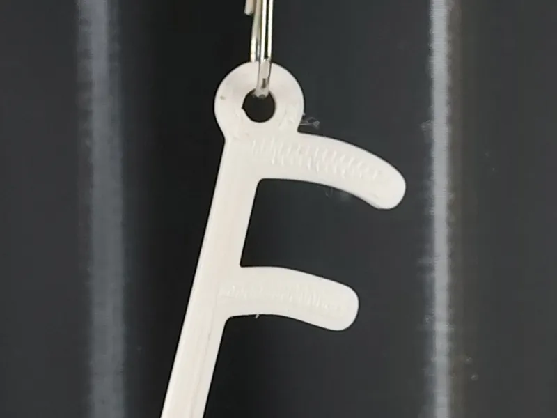 F sleutelhanger
