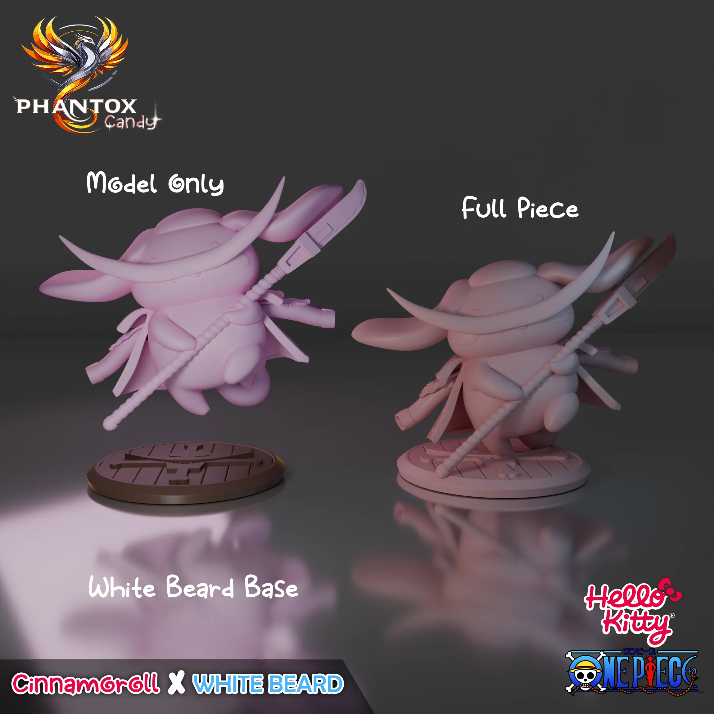 Other STL Download - Hello Kitty x One Piece Pack 1by PHANTOX