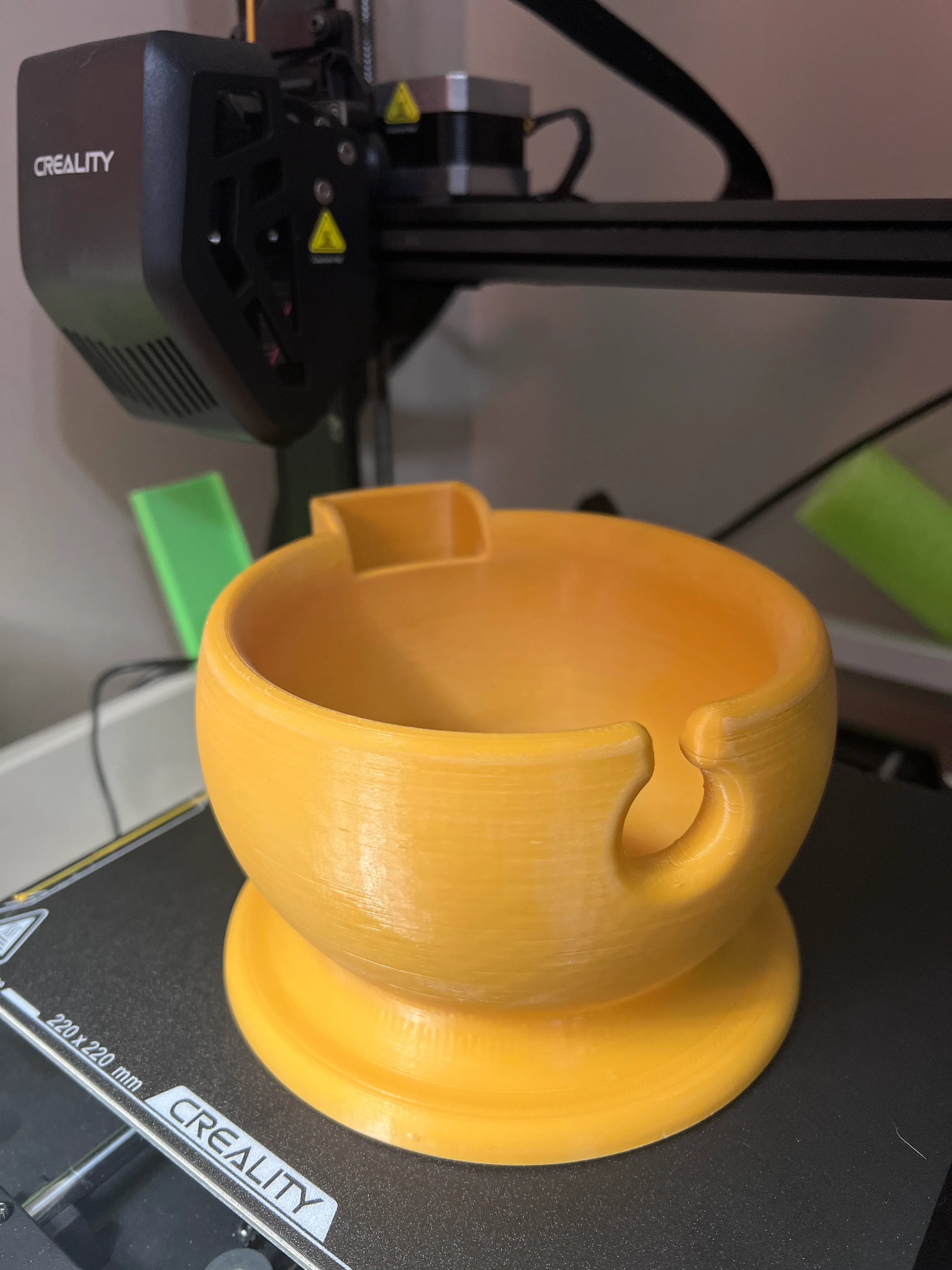 Yarn bowl with tool storage