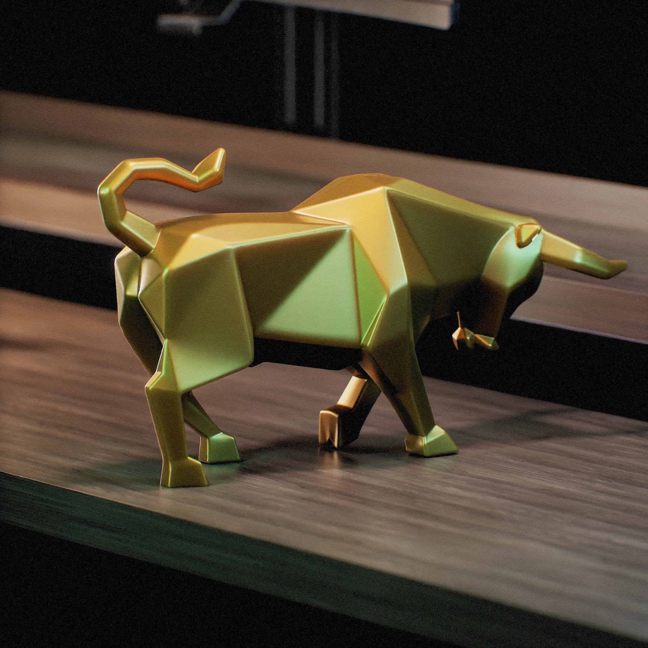 Toro Poligonal - Polygon Bull - Low poly