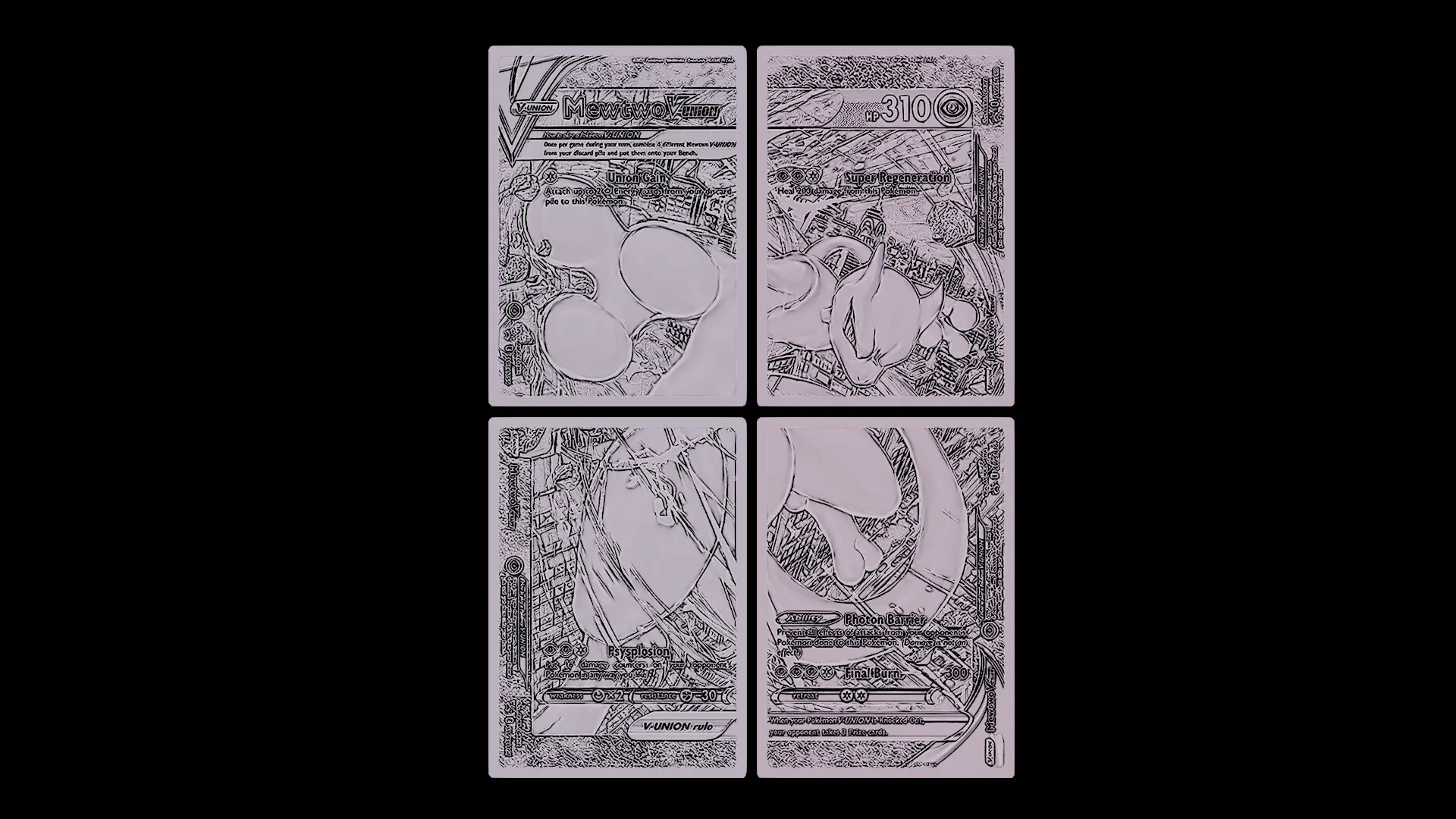 Mewtwo Pokemon cards