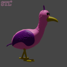 WIP Opila Bird Fan Model, still working on the feathers : r