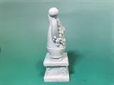 Patrick Star lifting a ball举球的派大星石狮子摆件-3
