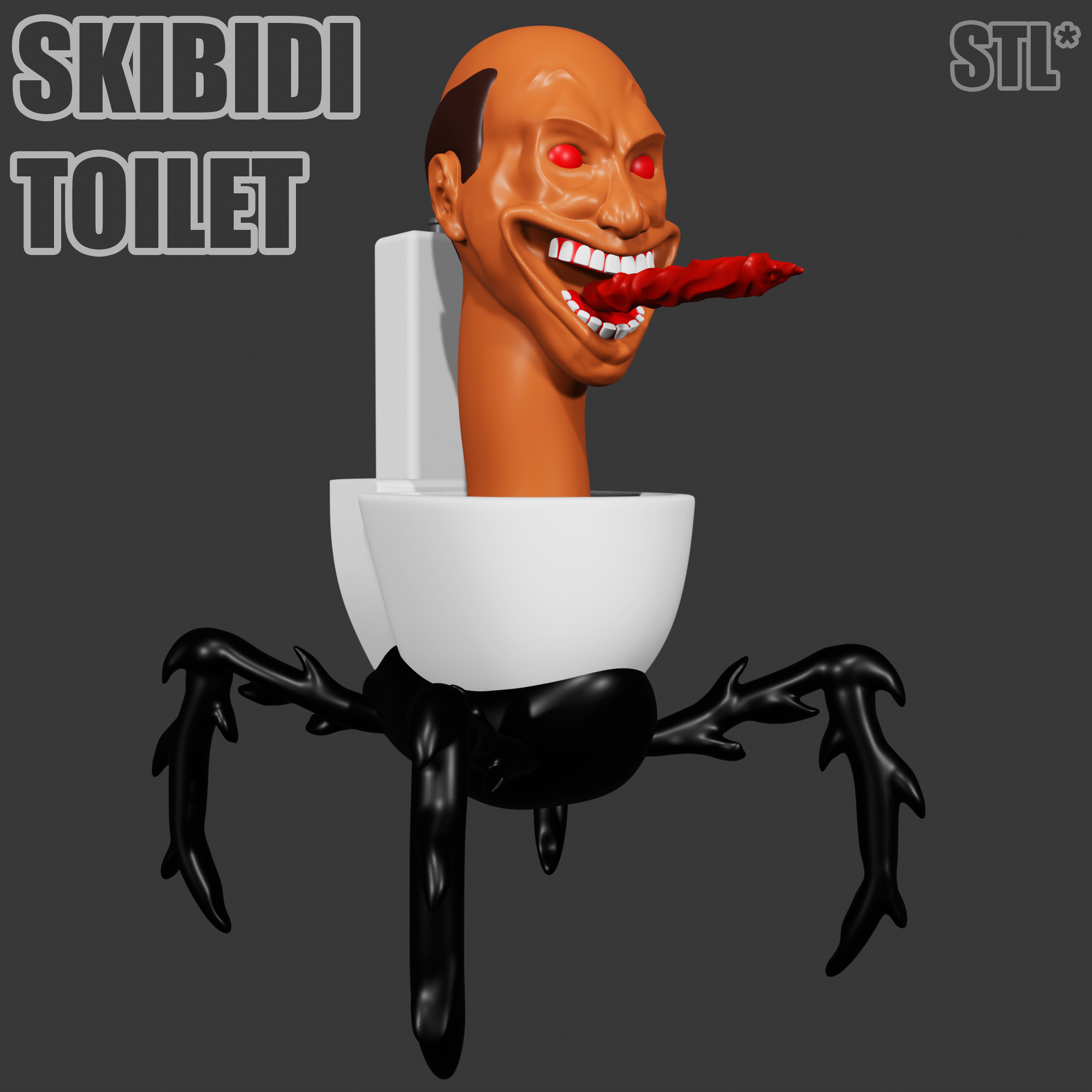 SKIBIDI TOILET G-MAN G-TOILET, 3D models download