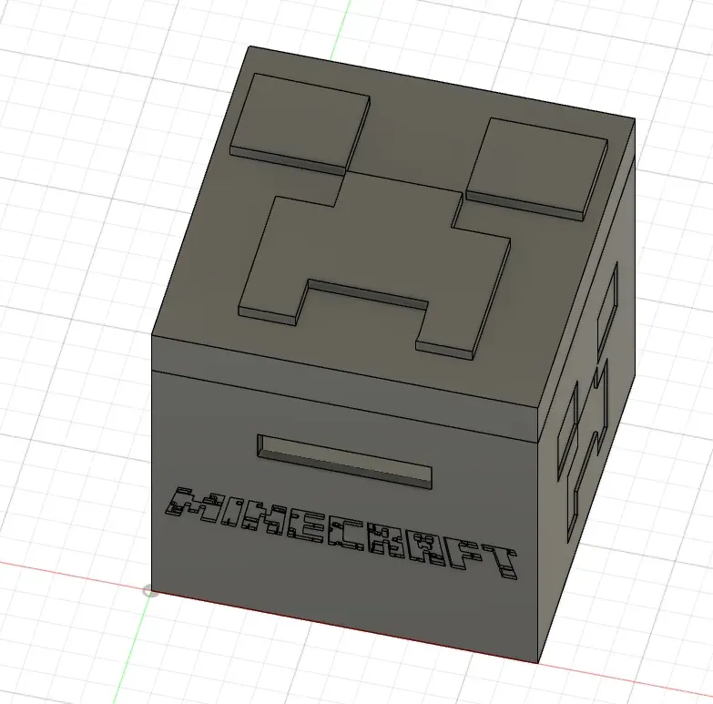 Creeper piggy / coin /money bank