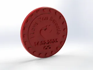 Valentine Love Coin