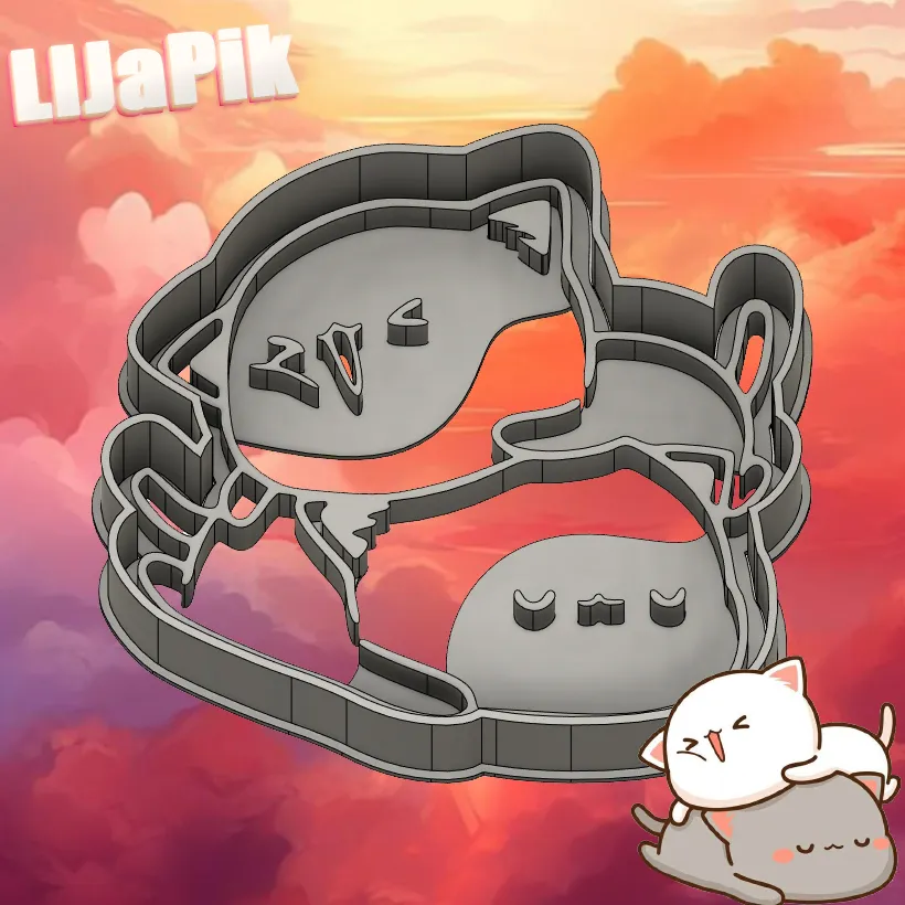 ФОРМА ДЛЯ ПЕЧЕНЬЯ МИЛЫЕ КОТЯТА / CAT COOKIES №12