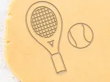 Tennis Cookie Cutter, Biscuit Cutter-0