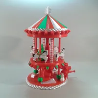Christmas mecanical carrousel-0
