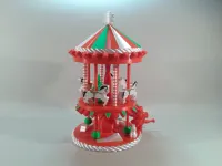 Christmas mecanical carrousel-0