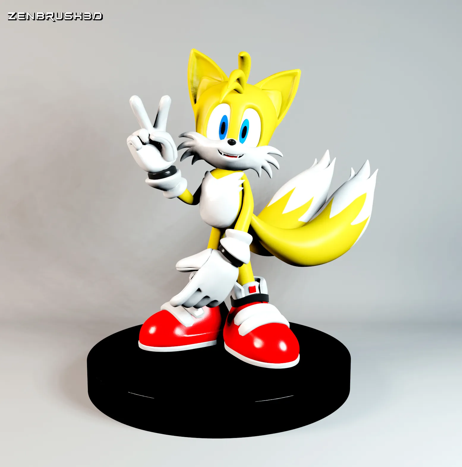 MILES TAILS - SONIC 3D BASKI MODELİ STL