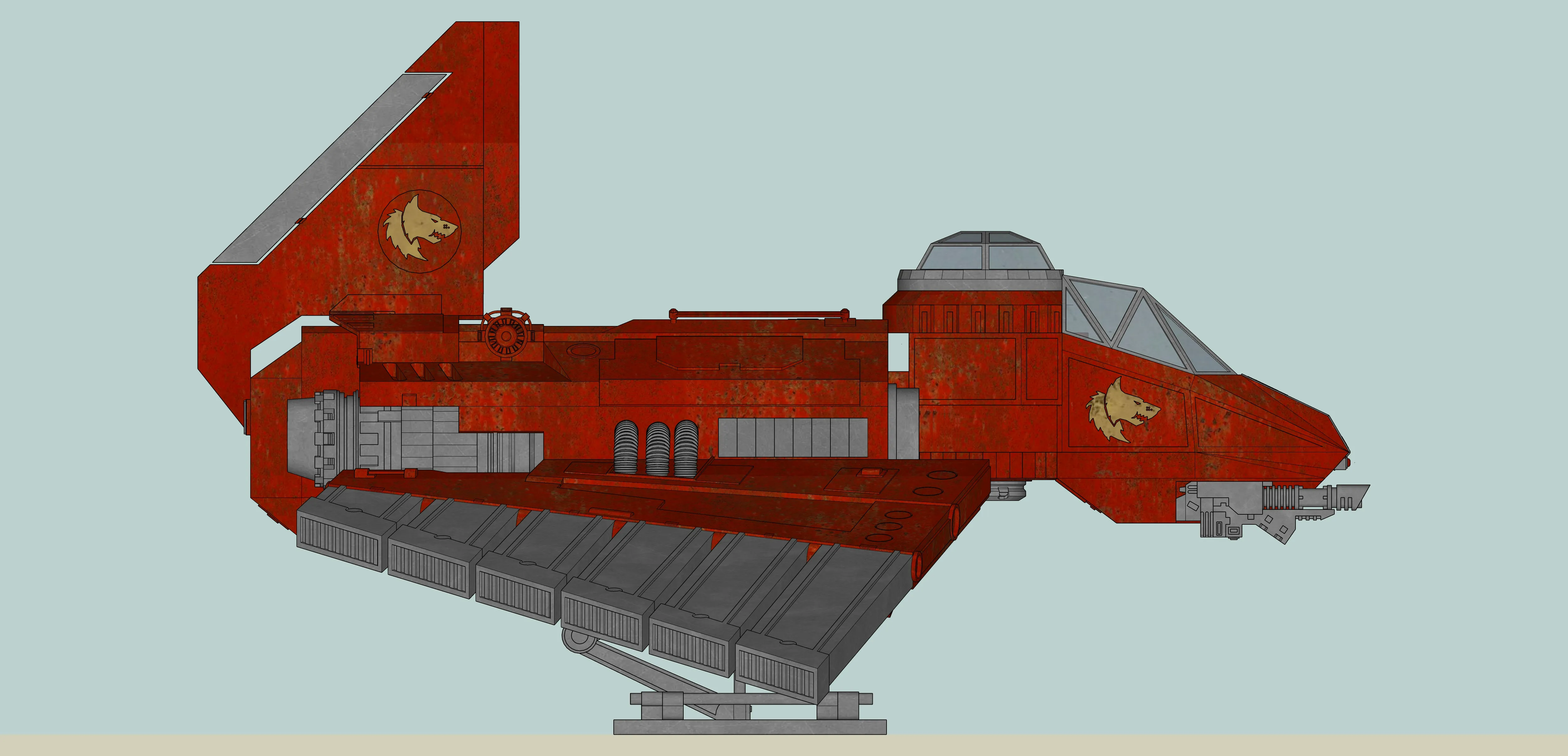 aquila lander Warhammer 40k