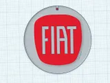 Fiat Logolu anahtarlık (çift taraflı)-0