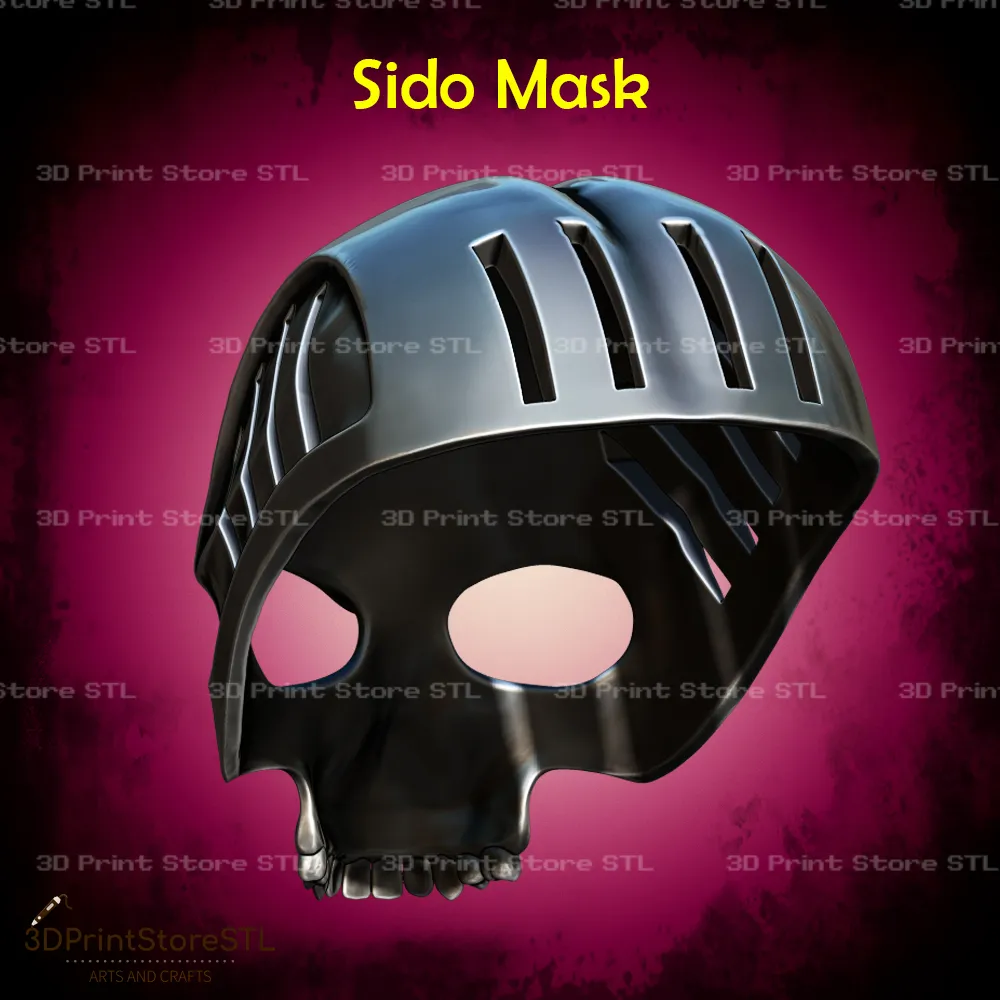 Sido Maske für Cosplay - STL Datei