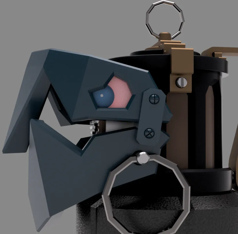 Jinx's Grenade - 3D Printable Model from "Arcane" and "Leagu