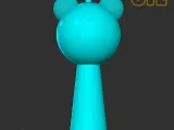 Sprunki Incredibox Sky Blue STL 3D Character Fanart-3